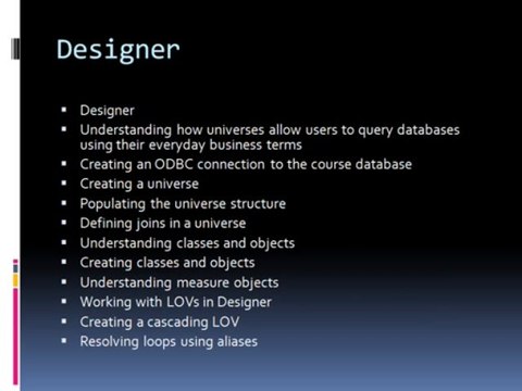 sap bo online training/business objects online training