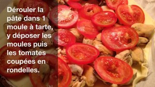 Tarte aux tomates et moules