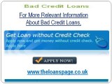 Bad Credit Loans To Repair Defective Credit Score Easily
