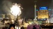 Fireworks pay tribute to Kiev protesters