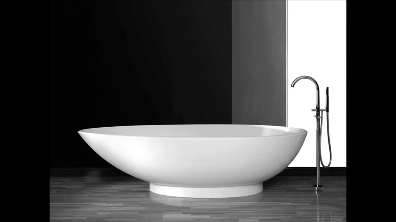 Freistehende Badewannen im Ei-Design von Baedermax