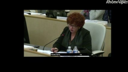 Marie Favre (FN) critique la "politique contre la discrimination"