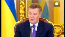 Viktor Yanukovych sells Russia deal and warns foreigners off Ukraine