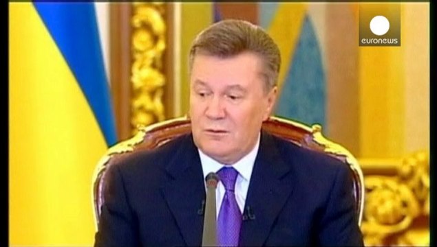 Viktor Yanukovych sells Russia deal and warns foreigners off Ukraine