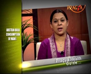 Abstain Bluk Consumption of Mango Products