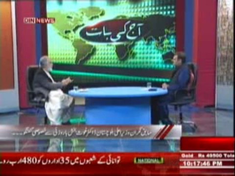 Aaj Ki Baat (Sabik Nigran Wazir-e-Ala Balochistan Dr. Ghous Bakhsh Barozai Se Khasusi Guftgu) 19 December 2013 Part-1
