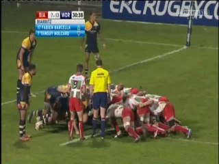 Les deux essais de Yann Lesgourgues contre Worcester