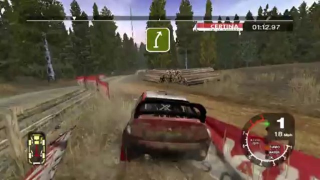 Colin McRae Rally 2005 Gameplay Played on X360