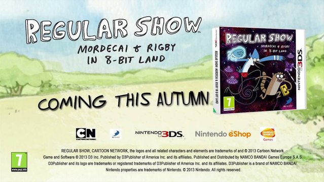 Regular Show - Mordecai and Rigby In 8-Bit Land