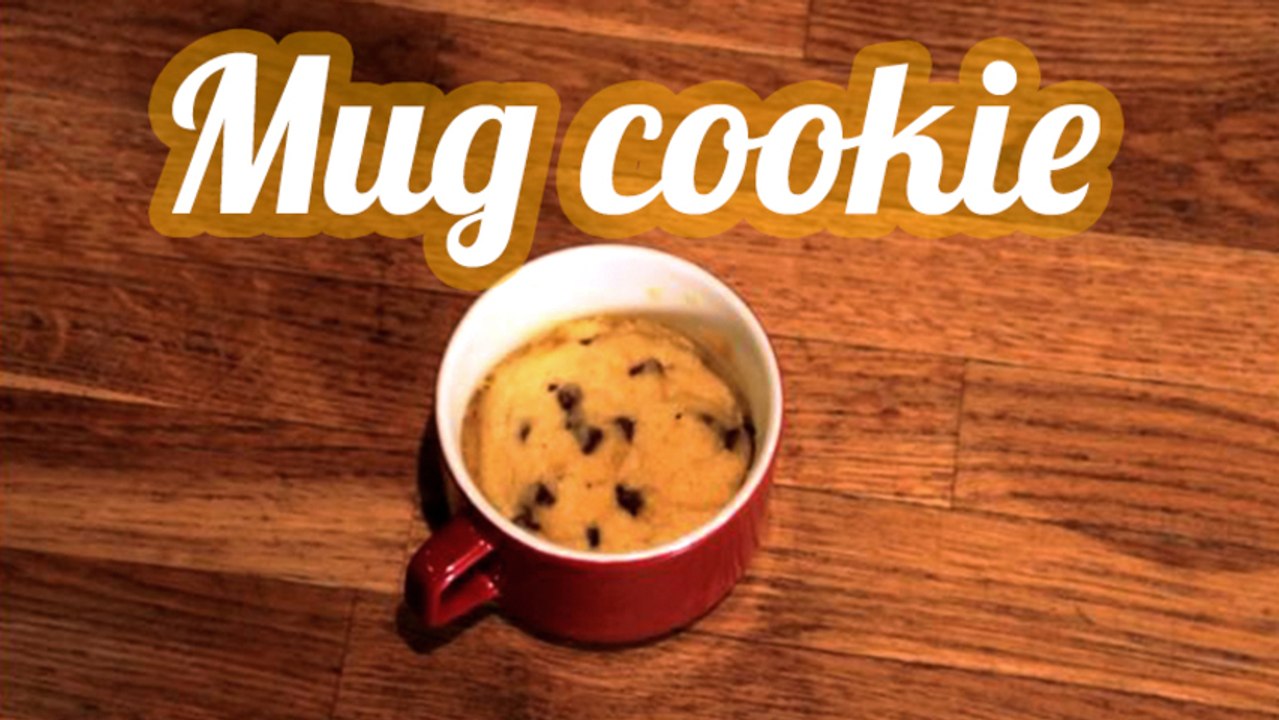 Mug cookie au micro-ondes