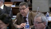 Jean-Claude ROBERT. Question sur la limitation du nombre de bénéficiaires à l'aide sociale dans les maisons de retraite. Session budgétaire décembre 2013