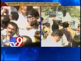 TDP activists burn U.S. effigy outside American Consulate