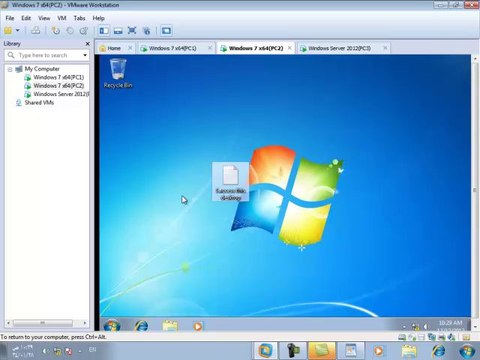 Remote desktop between 2 workstations