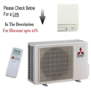 Clearance MUY-GE12NA + MSY-GE12NA-8 Mr. Slim Single Zone Mini Split Cooling Only System, Wall Mounted, Wireless Remote -...