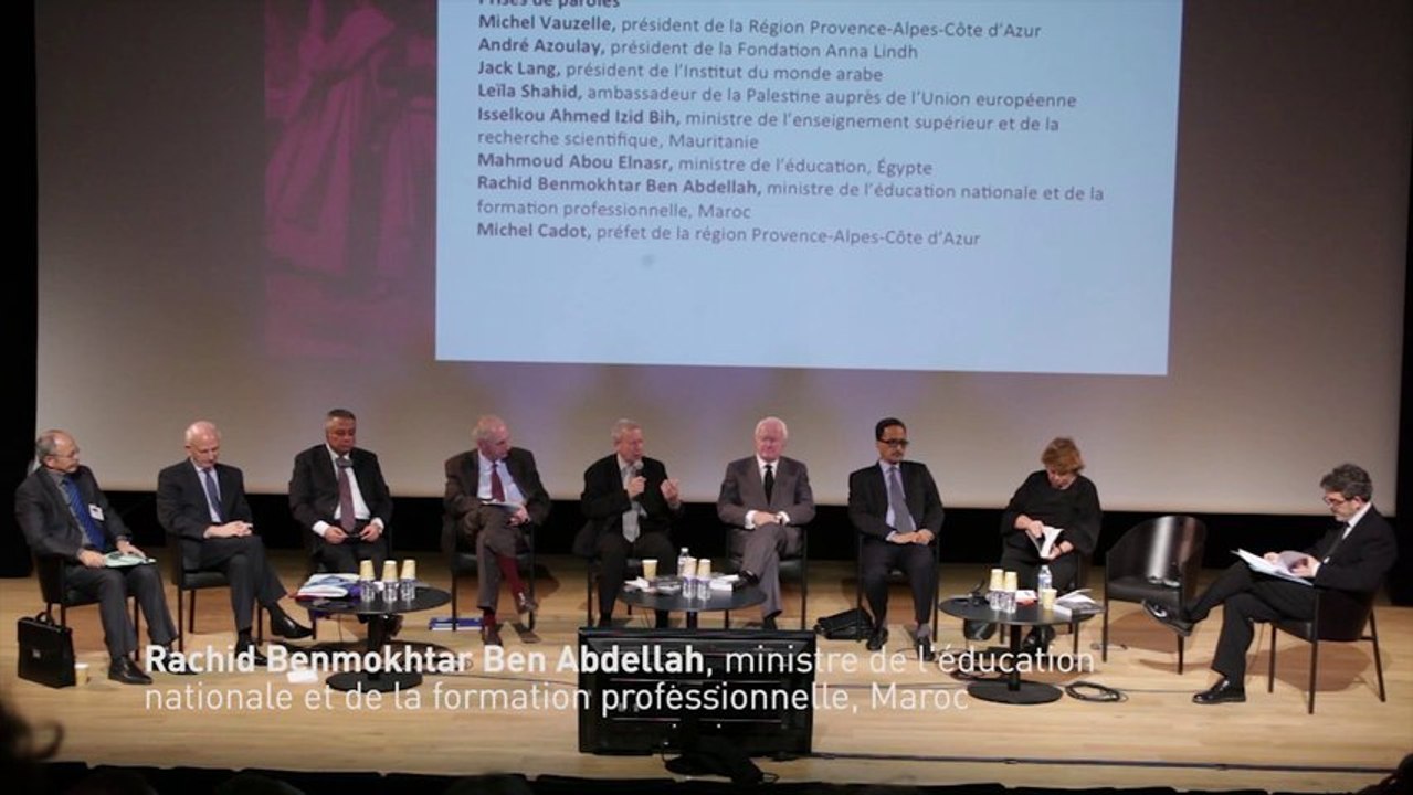 Conférence de lancement du manuel commun d’histoire méditerranéenne