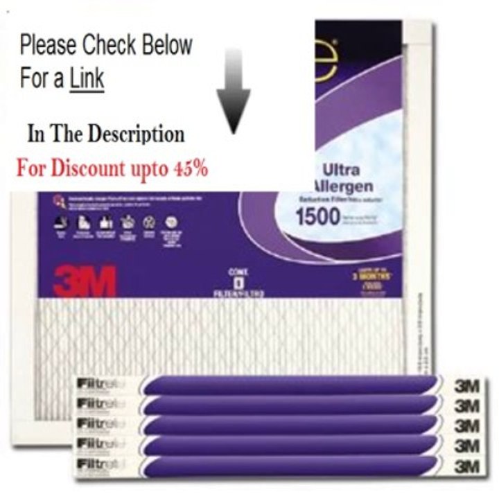 Clearance 3M FILTRETE ULTRA ALLERGEN REDUCTION FILTER - 2017DC-6 (Pack of 6)