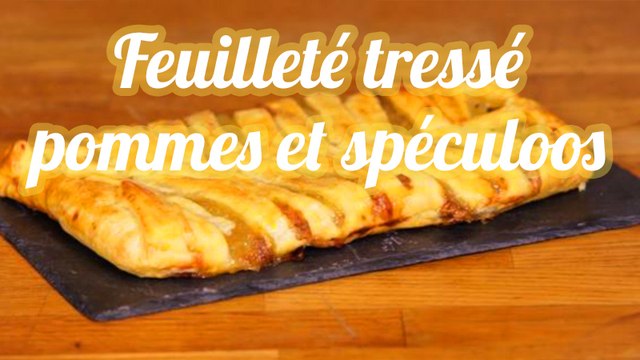 Feuilletés tressés pommes et speculos