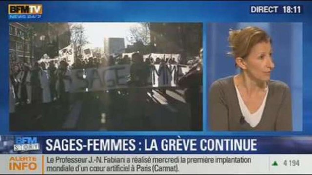 BFM Story: les sages-femmes continuent leur mouvement de grève - 20/12