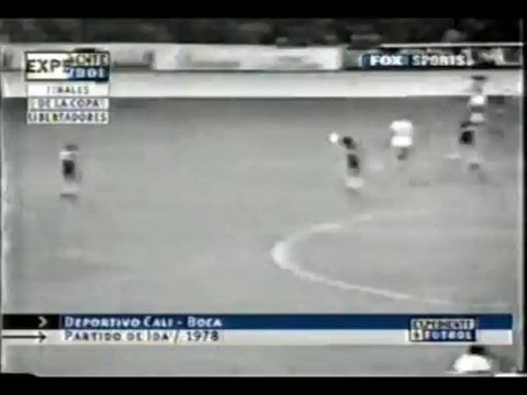 DEPORTIVO CALI 0X0 BOCA JUNIORS (ARG) NOVIEMBRE 23 de 1978 FINAL COPA LIBERTADORES