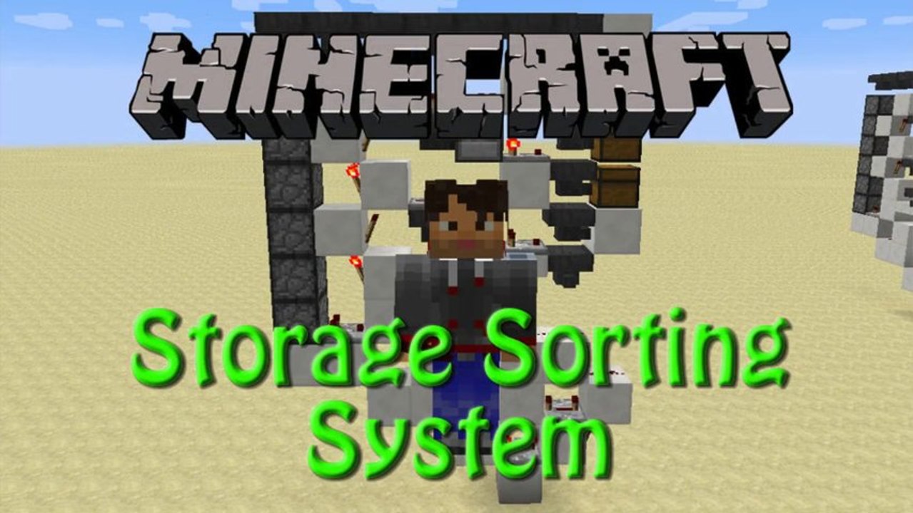 Minecraft: Storage Sorting System, Redstone Showcase