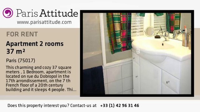 1 Bedroom Apartment for rent - Porte Maillot/Palais des Congrès, Paris - Ref. 3910