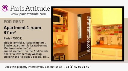 Studio Apartment for rent - Châtelet, Paris - Ref. 1633