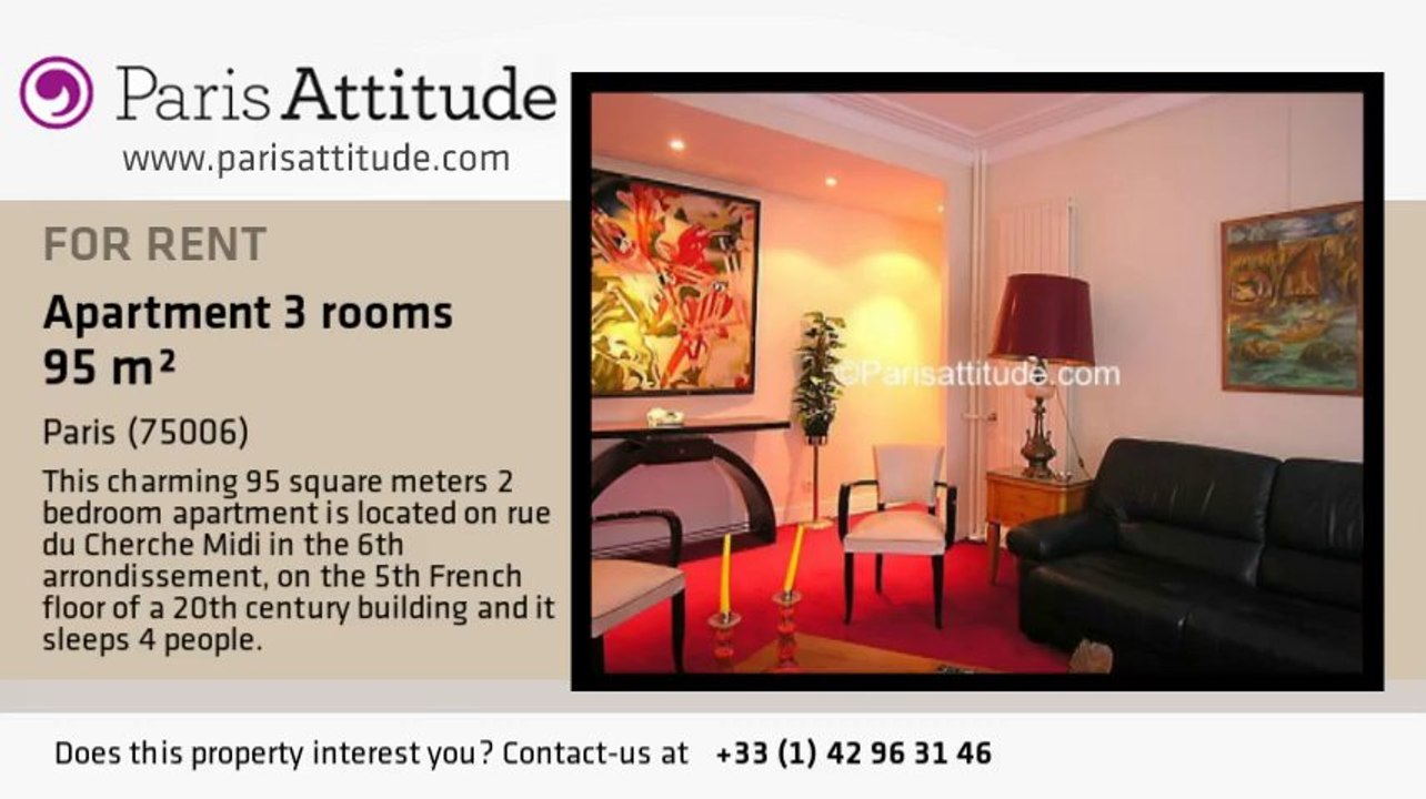 2 Bedroom Apartment for rent - St Placide, Paris - Ref. 1773