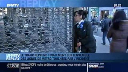 BFMTV Replay: la fermeture exceptionnelle des quatre lignes de métro parisien - 20/12
