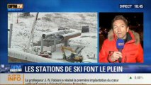 BFM Story: début des vacances scolaires de Noël: les stations de ski font le plein - 20/12
