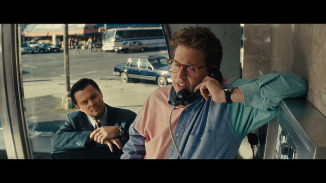 Leonardo DiCaprio, Jonah Hill In Scene From Wolf Of Wall Street