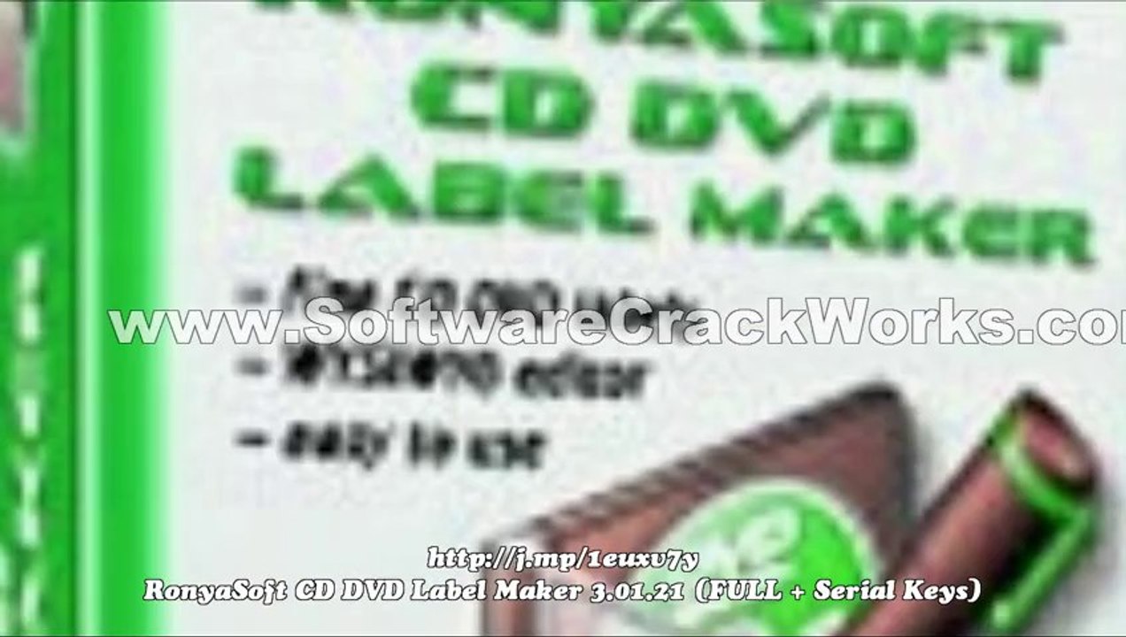 12-2013 NEW] (FULL + Serial Keys) RonyaSoft CD DVD Label Maker 3.01.21 -  video Dailymotion