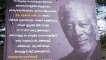 Morgan Freeman Mistaken For Nelson Mandela On Public Board