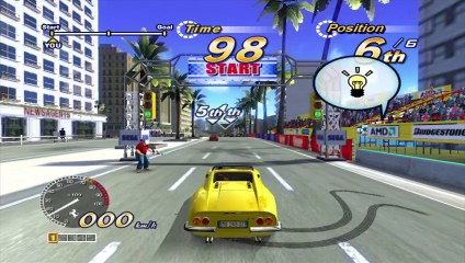 Outrun 2006 Coast 2 Coast Gameplay Played on X360