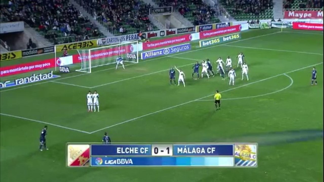 Elche 0 Málaga 1