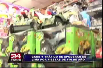 Cuando el caos y el tráfico se apoderan de Lima por las fiestas de fin de año