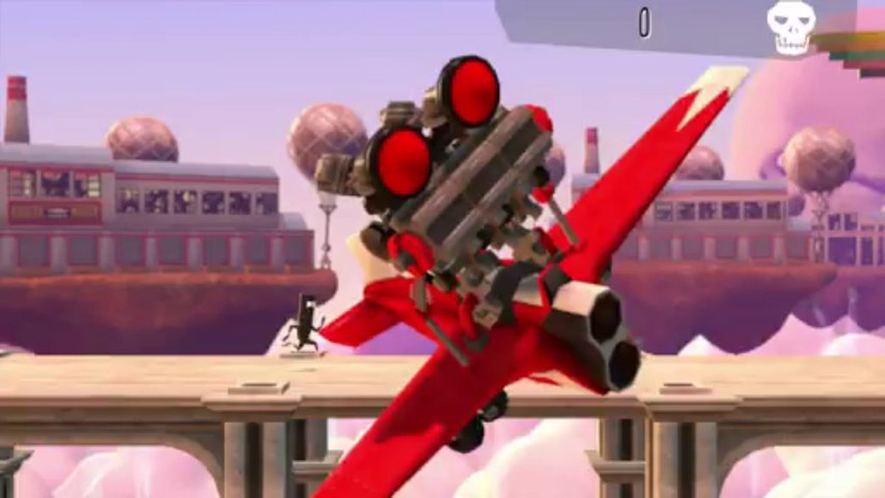 Bit Trip Runner 2.Final del 1ª Mundo. #3 capitulo