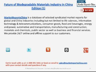 China Biodegradable Materials Market