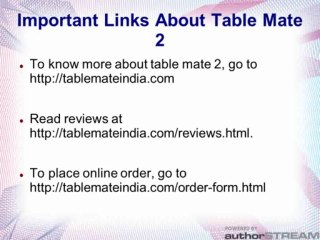 Table mate