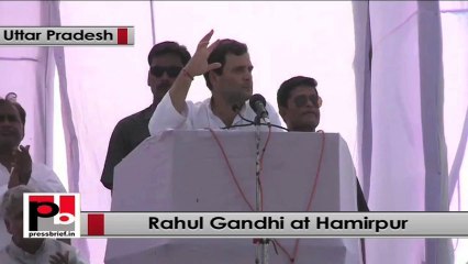 Rahul Gandhi : Your voice has reached Delhi but in Lucknow