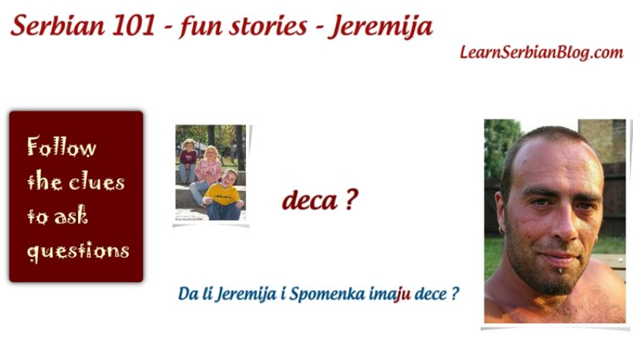 Serbian 101 - Basic Questions Exercise