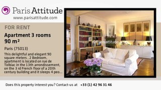 2 Bedroom Apartment for rent - Tolbiac, Paris - Ref. 5874