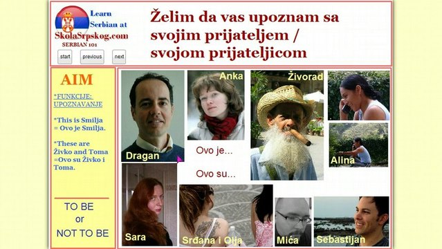 Serbian 101 - Introductions