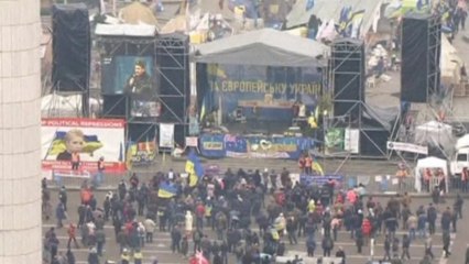 Anti-government demos continue in Kiev