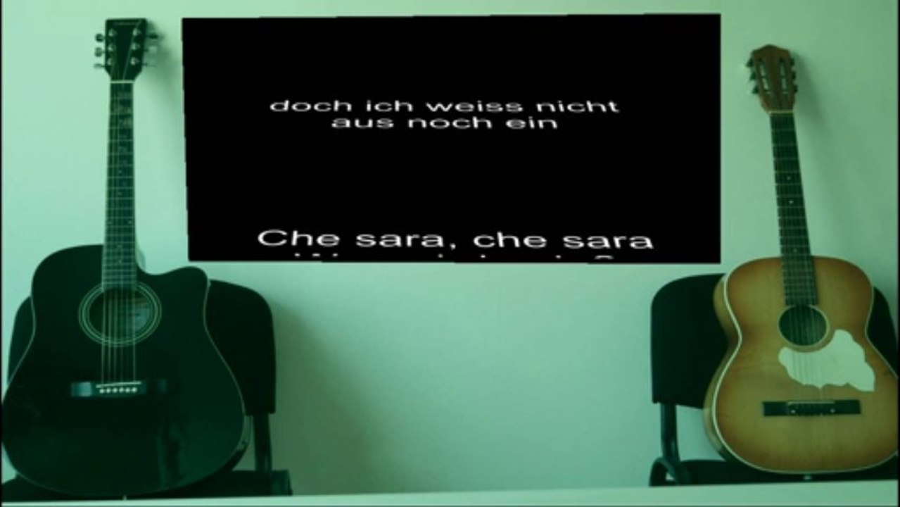 Che sara German cover version in German by Nikola Bujukliev