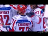 Хоккей Россия-Финляндия гол Максим Чудинов 1:1