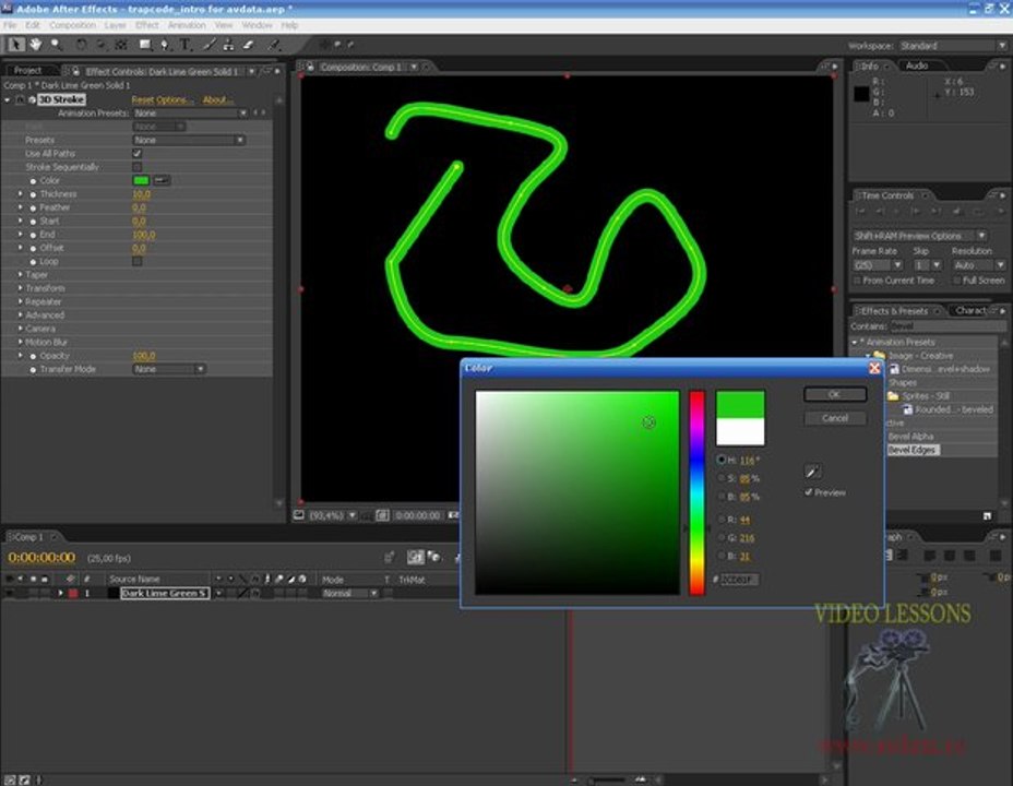 videolessons_Trapcode-3D Stroke (intro-1)