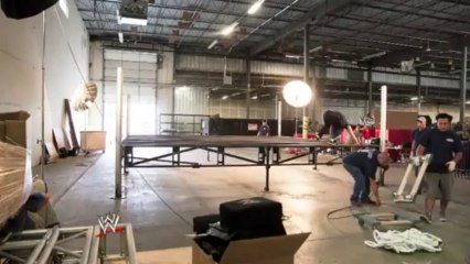 Constructing the WWE's ring - Timelapse