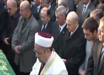 Devlet Bahçeli, Engin Alan'ın Annesinin Cenazesine Katıldı