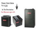 Clearance Goodman R410A 16 SEER Complete Split System AC & Gas 5 Ton DSXC180601, CAPF4961D6, GMVC951155DX,