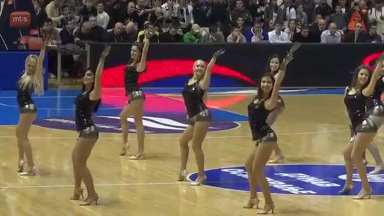 PARTIZAN BELGRADE cheerleaders